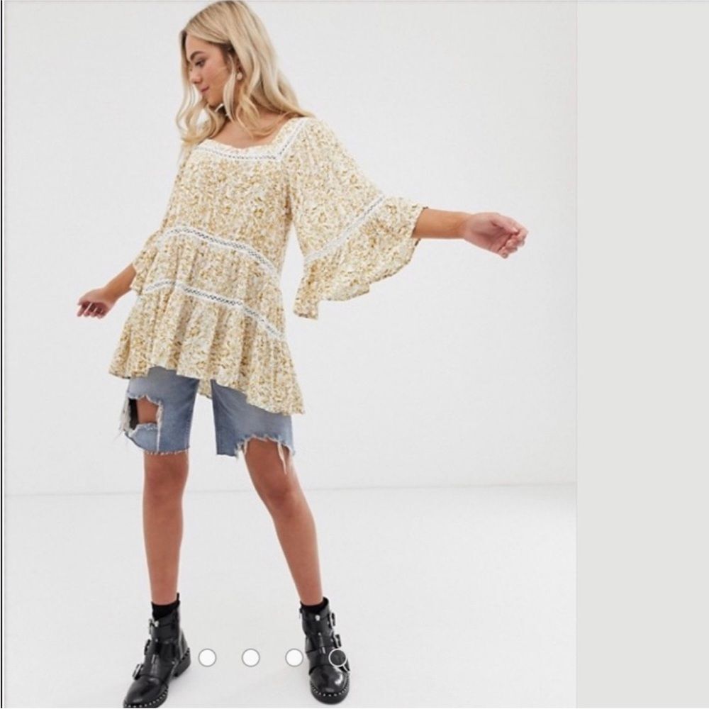 Free People Rally about it tunic top size XS